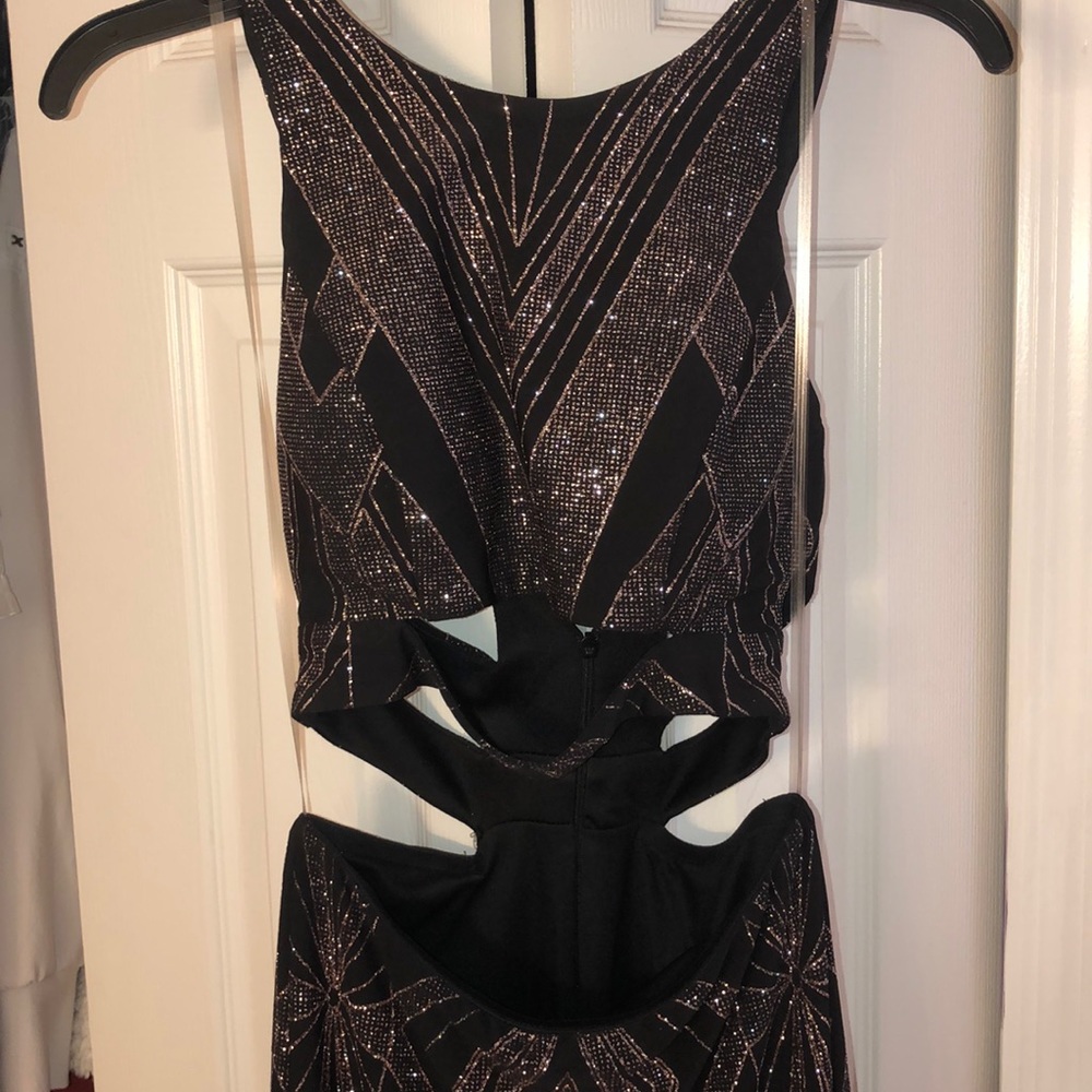 Formal dress with slit